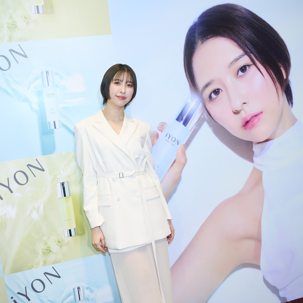  iYON アンバサダーに就任した玉井詩織さん（ 提供 ： NTV） 