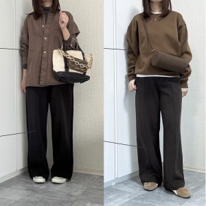 【GU＆UNIQLO】プチプラとは思えない。おしゃれな40代の垢抜け「ブラウンコーデ術」