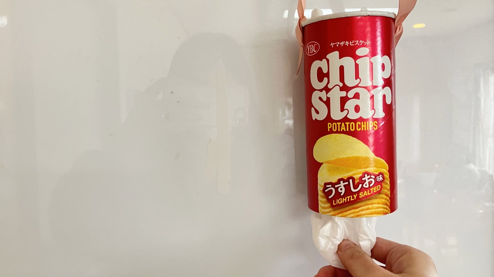 ポリ袋の収納BOXになる