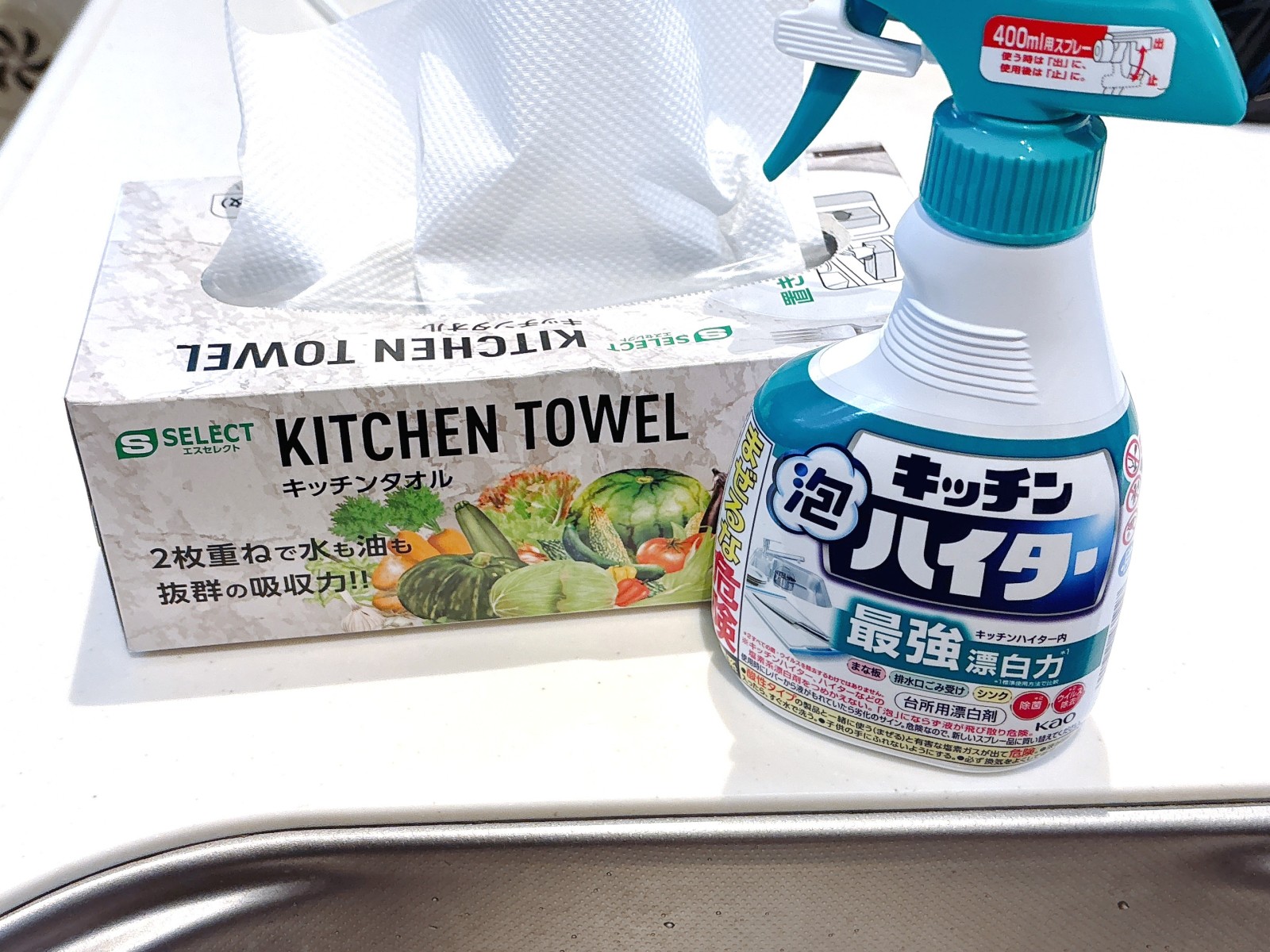 液だれしにくい！「キッチンシンク」の“側面汚れ”をしっかり落とす掃除テク「密着する」「清潔すっきり」