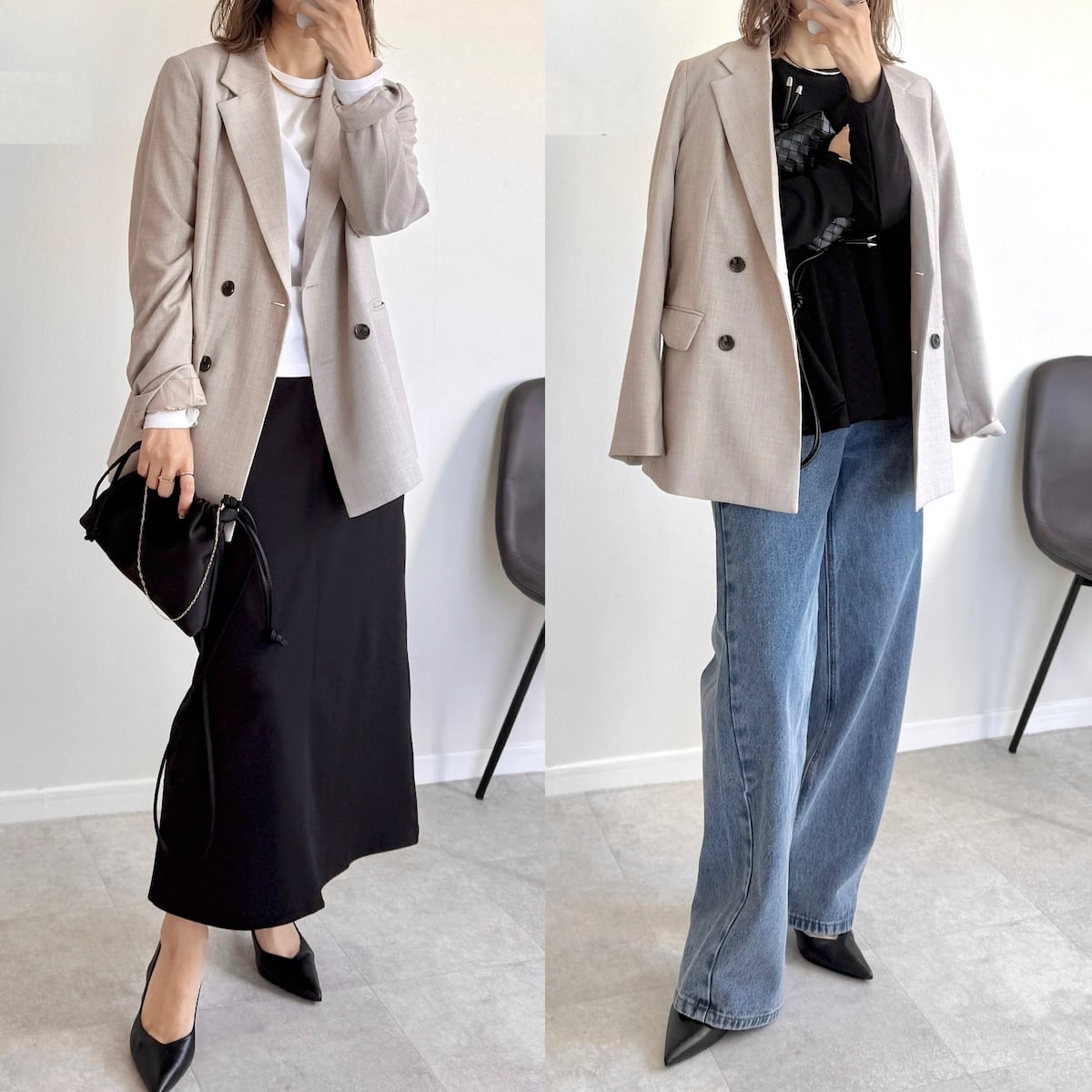  おしゃれに見えて実はプチプラ！【GUジャケット】でつくる40代の上品カジュアル着まわし 