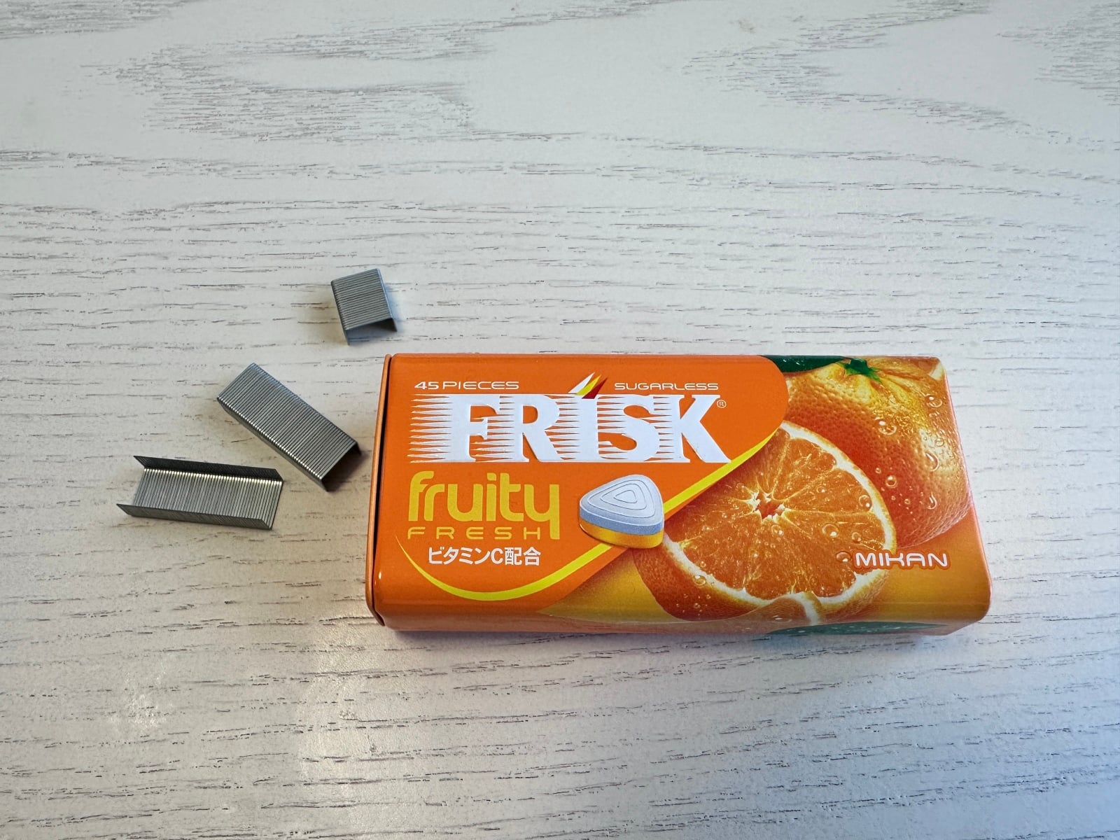 ホチキスの芯もまとめておける