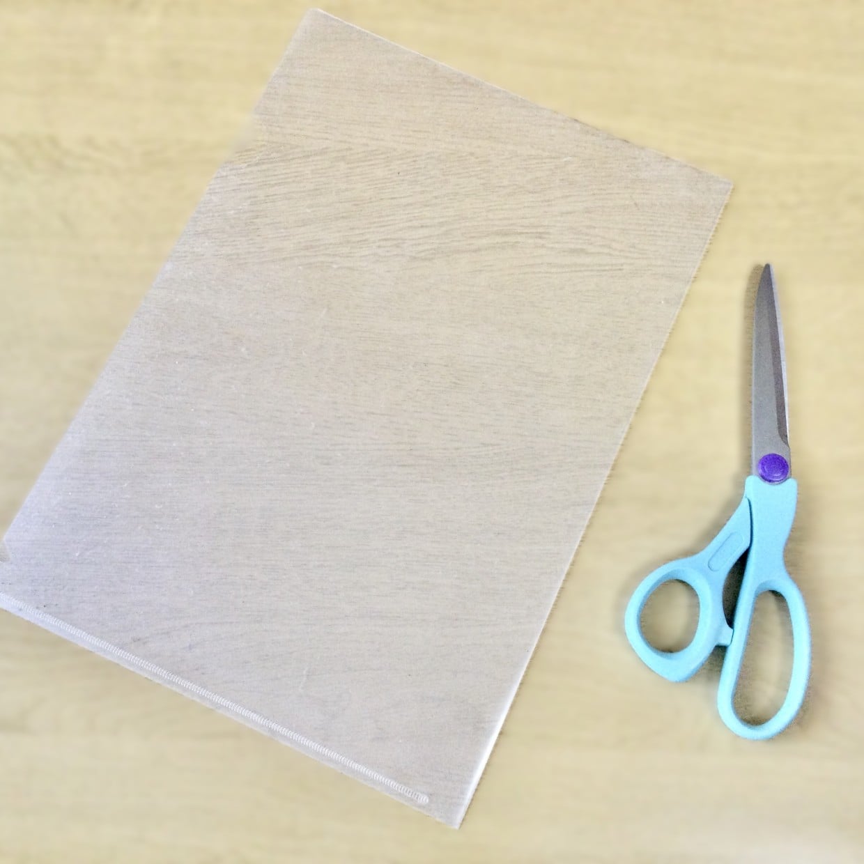 「クリアファイル」をハサミで一部をカットするだけで…？発想を少し変えるだけで【家事効率アップ！】