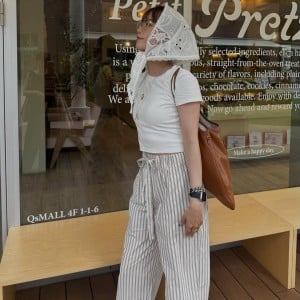 「おしゃれさんだね」と言われちゃう！40代女性の「柄アイテム」コーデ3選