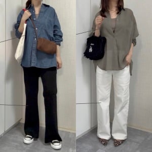 【GU】40代がマネしたい！垢抜けシャツコーデ3選