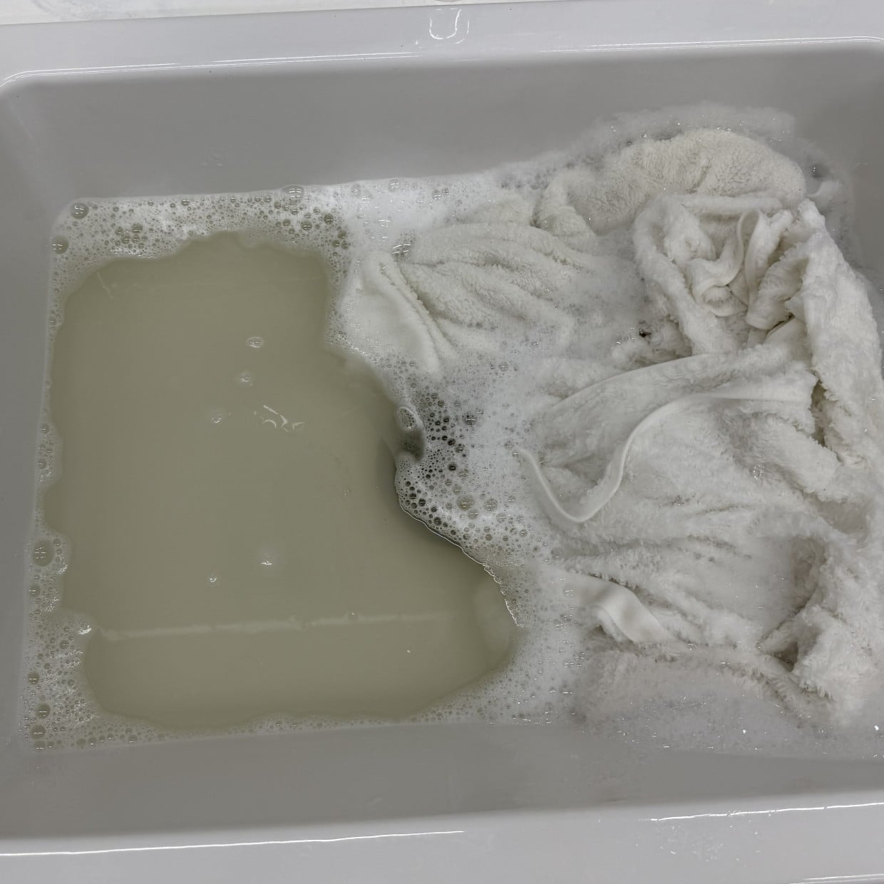  つけ置き洗い“たった10秒”で汚水が…。1年使い込んだ「白いタオル」の汚れの原因3つ「ゾッとする」 