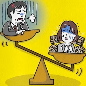 「夫に気を遣うのに疲れた」収入が逆転した夫婦の悩みに"ガンバラナイ"クリエイターが回答