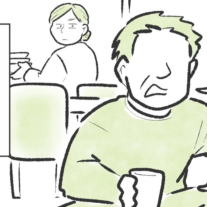  【夫のモラハラ言動】「誰のおかげで飯が食えてると思ってるんだ」に対する妻の反応＜漫画＞ 