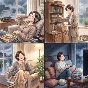 【心理テスト】雨の日にしたいことでわかる。あなたの“ストレス解放”のパターン