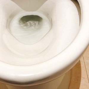 中性洗剤で落ちない黄ばみに。便器の"尿石汚れ"を浮かしてスルンと落とす【簡単掃除術】