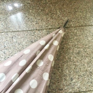 傘の水で玄関が濡れる問題が解決！【雨の日のライフハック】「全然ぬれない」