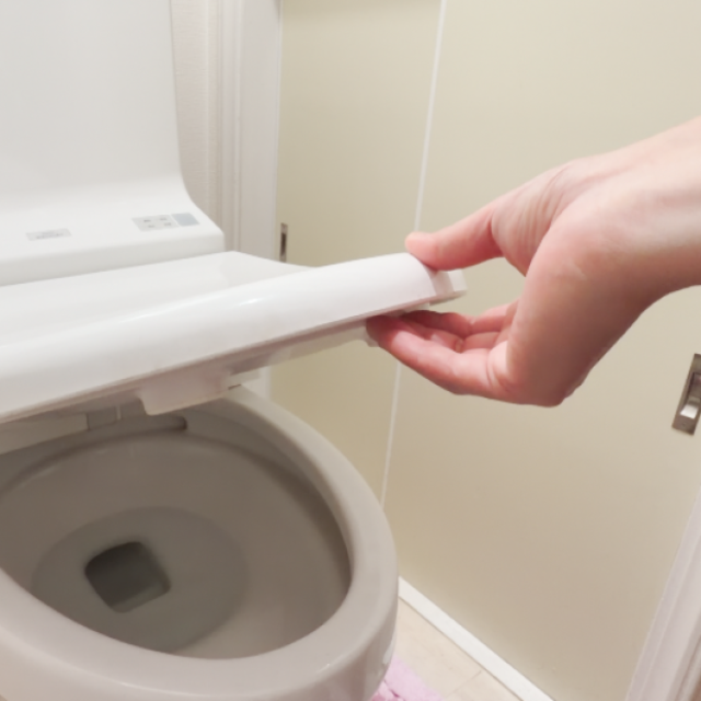  便座を上げると黄ばみが…。"便座裏"や"内側の縁"など見落としやすい【トイレ掃除場所3つ】 