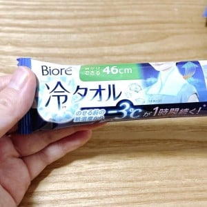 薬局で見かける「－3℃の冷タオル」本当に1時間冷たさ持続する？使って検証してみた！