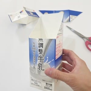 牛乳パック、すぐに捨てないで！あると便利な【リメイク術3選】「玄関に置きたい」