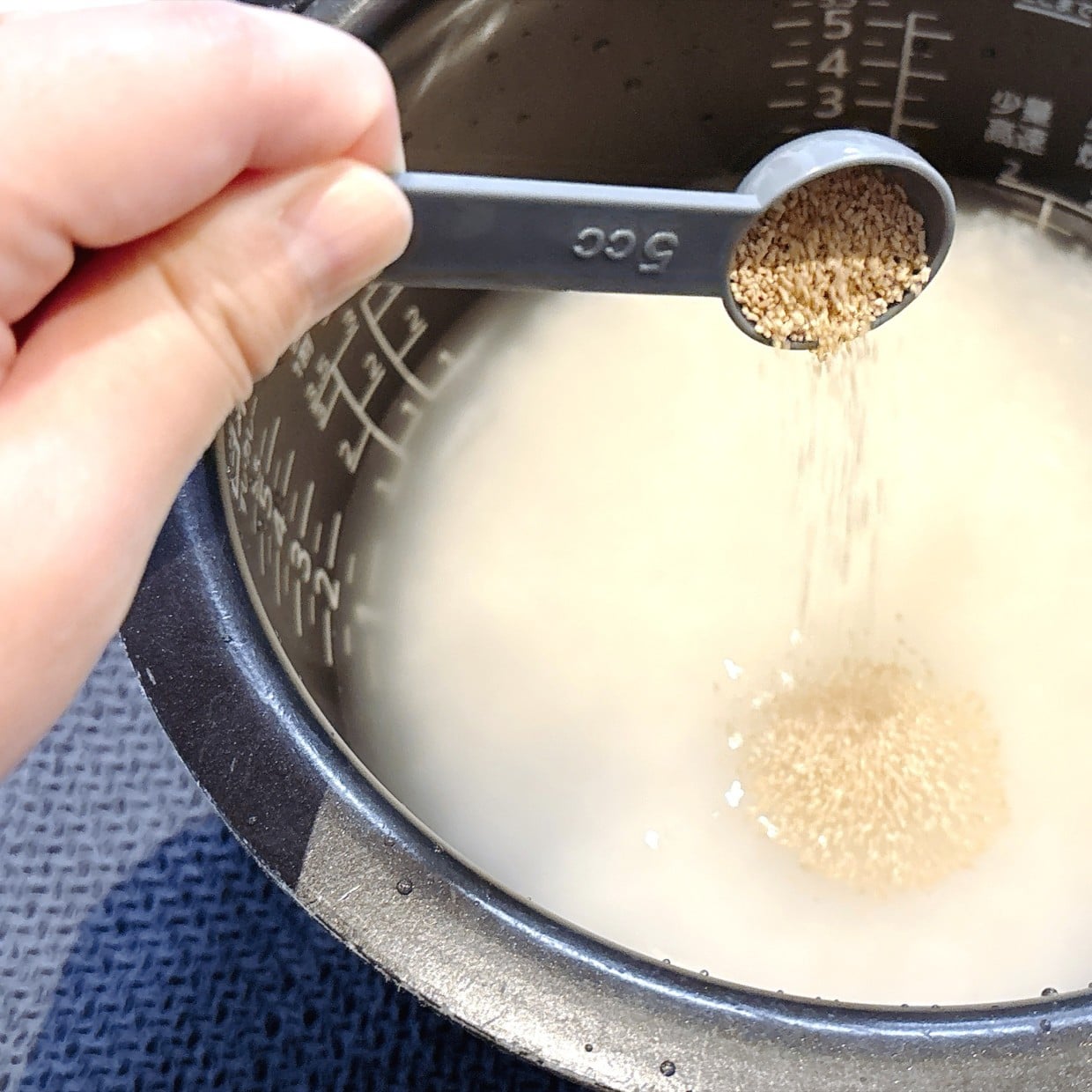 見た目は普通なのに。"調味料小さじ1”加えて炊くだけで上品な味わいに変身「1粒1粒にだしの風味」 