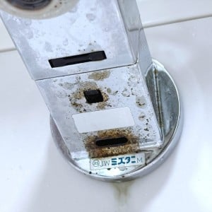 洗面台の「水栓の裏側」の“真っ黒な汚れ”どこまで落ちる？手軽な掃除方法「かんたん」「意外と落ちた」