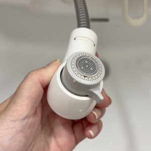 ひっくり返したら先端に汚れが…。洗面台の「吐水口」に付いた“ピンク汚れ”を落とす“ピカピカ掃除術”