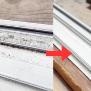 「専用ブラシが必要」は思い込みだった。割り箸とキッチンペーパーで窓レールがピカピカ【かんたん掃除術】