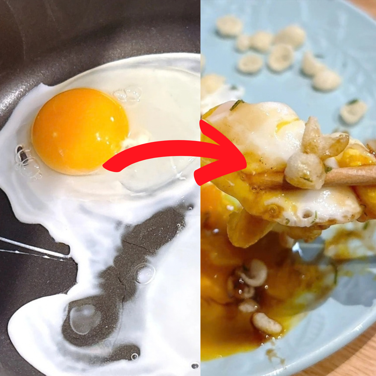 もう醤油で食べない。目玉焼きに「小さじ1」かけるだけの関西風アレンジ「甘辛い」「サクサク感もいい」 