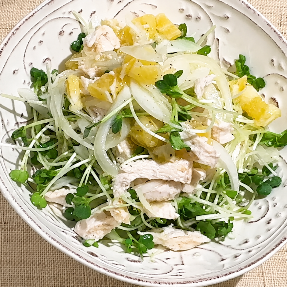  鶏むね肉がしっとりやわらか！体がよろこぶ“レモンマリネ”「蒸して和えるだけ！」 