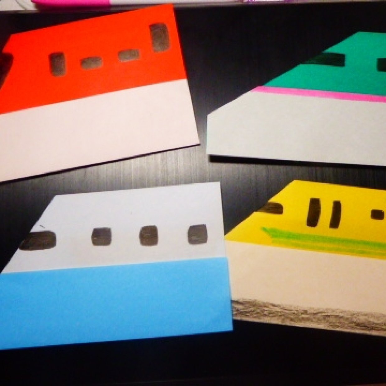  折り紙で『ドクターイエロー』３歳でも簡単に作れる！ 折り紙で作る新幹線が大人も子ども盛り上がった件 