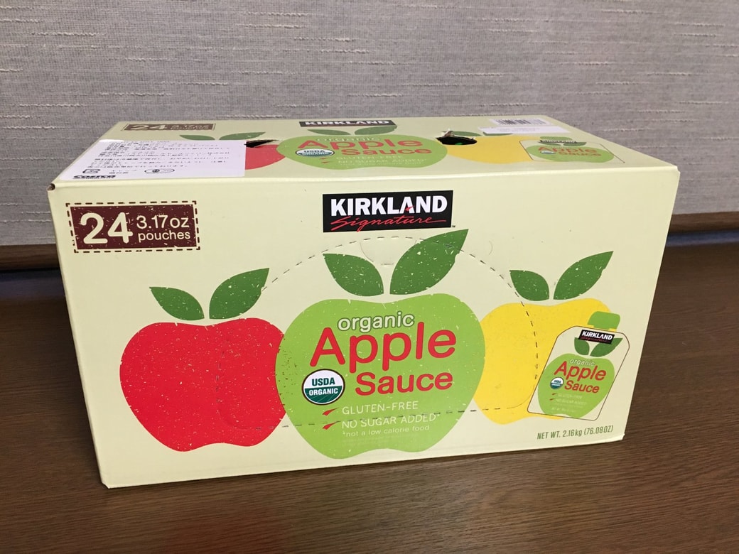 コストコ「カークランドのオーガニックアップルソース」