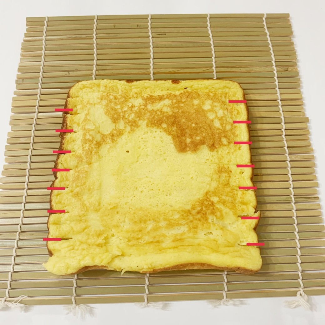 卵焼き器で作る「伊達巻」作り方⑥