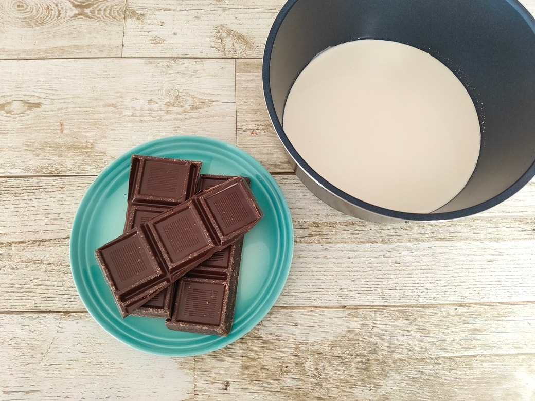生チョコレート材料