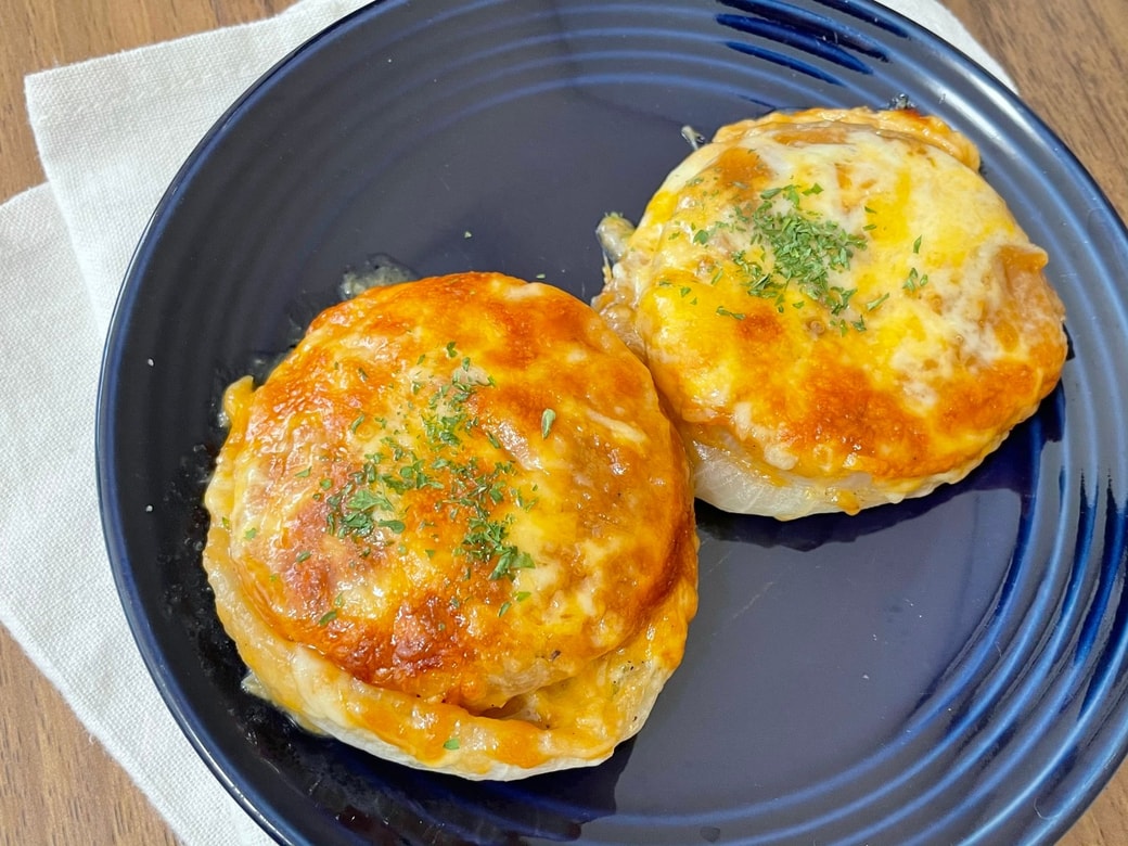 新玉ねぎの味噌チーズ焼き焼き