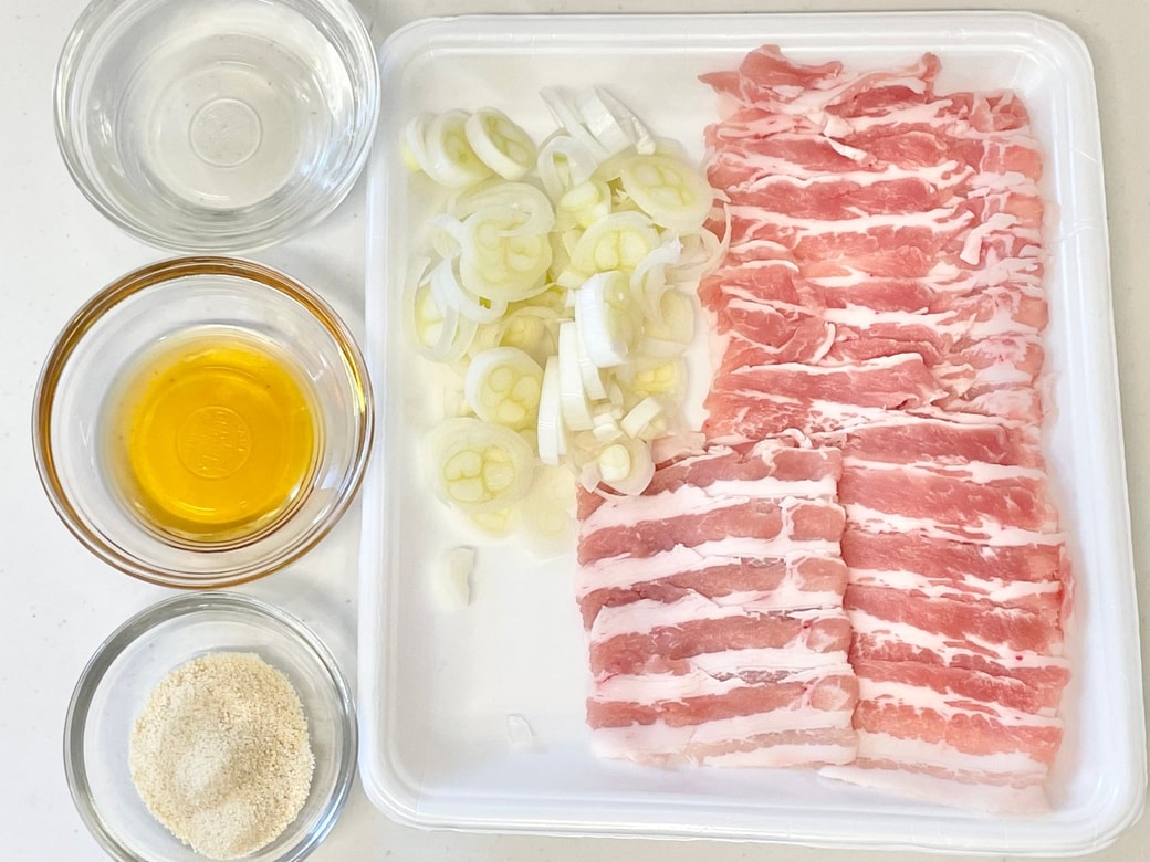 ねぎ塩豚丼の作り方