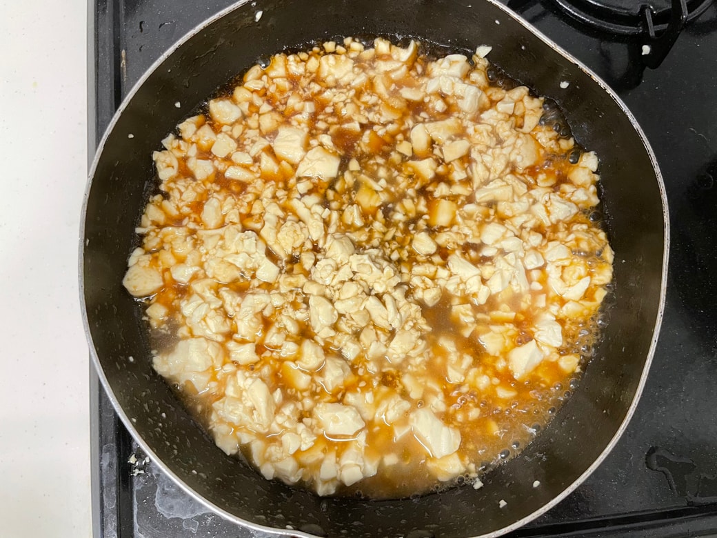 豆腐のそぼろ丼