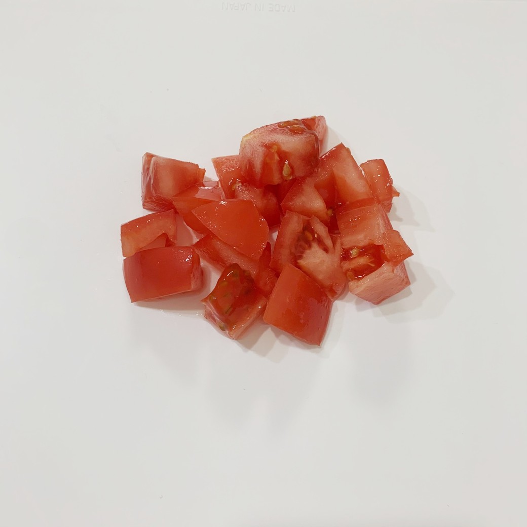 おやつ替わりの腹もちスープ「こっくりトマトのポタージュ」作り方1