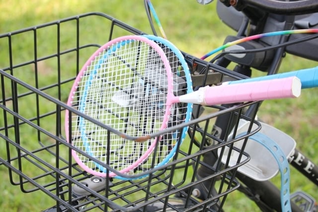 自転車で遊ぶ