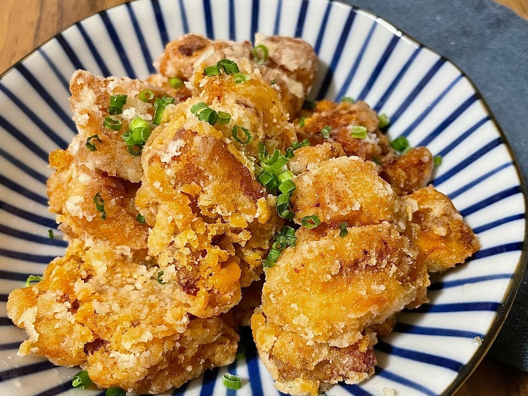 鶏肉のジューシーみそ唐揚げ