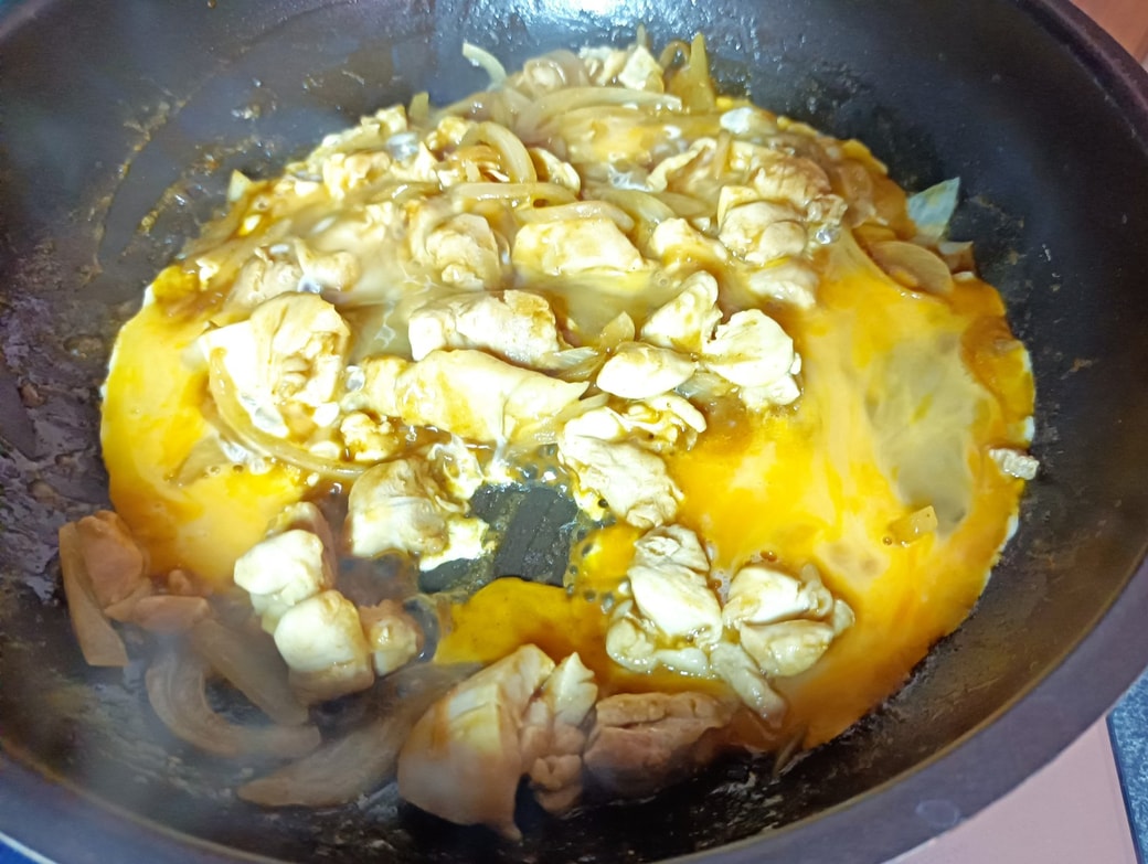 「カレー親子丼」のつくりかた