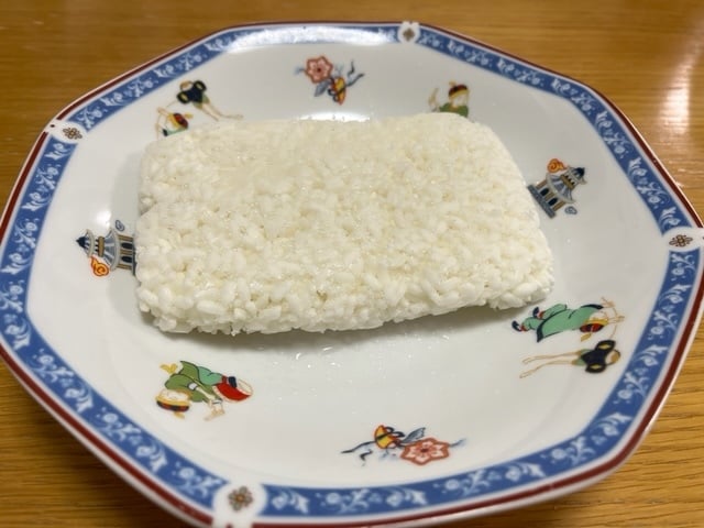 冷凍ご飯お皿