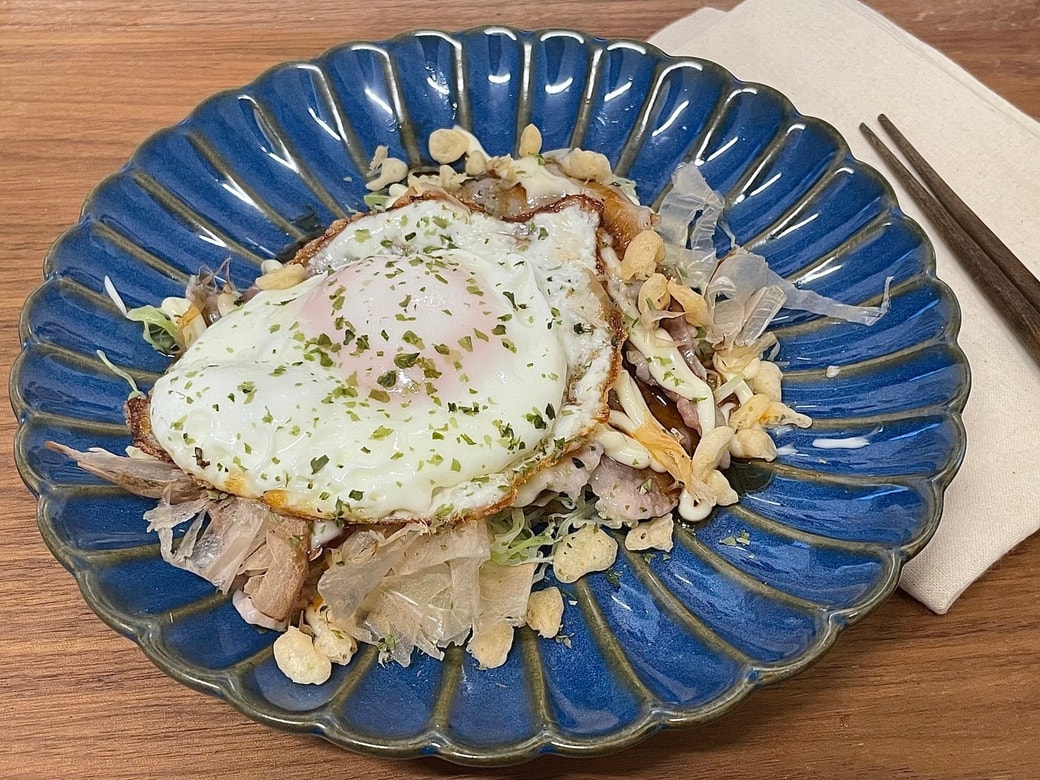 お好み焼き風豚バラキャベツ