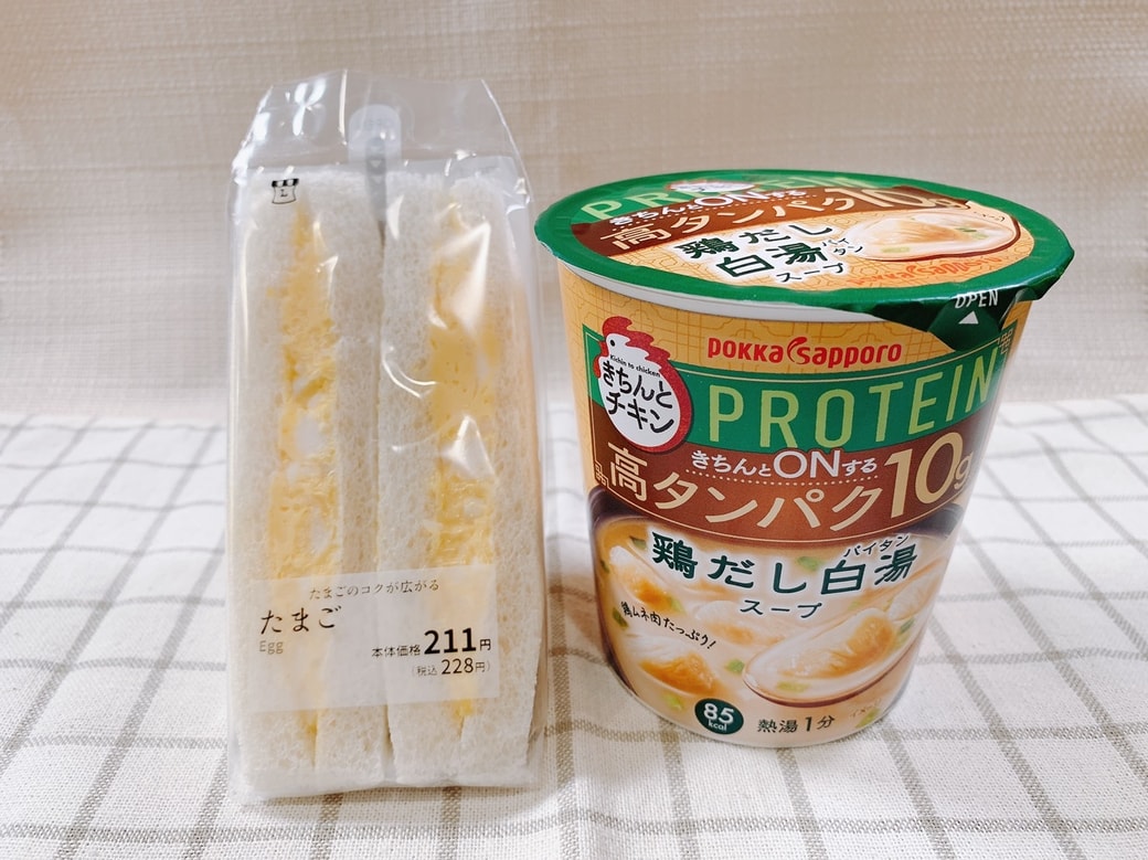 サンドイッチとスープ