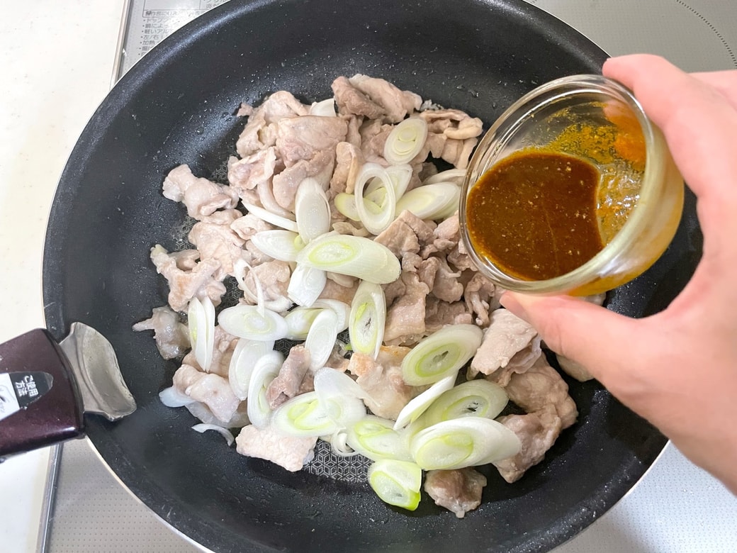 「カレースタミナ丼」作り方2