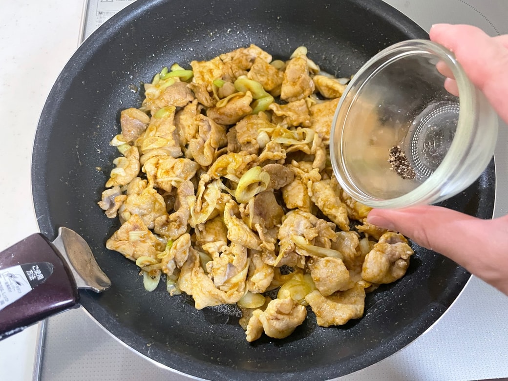 「カレースタミナ丼」作り方2