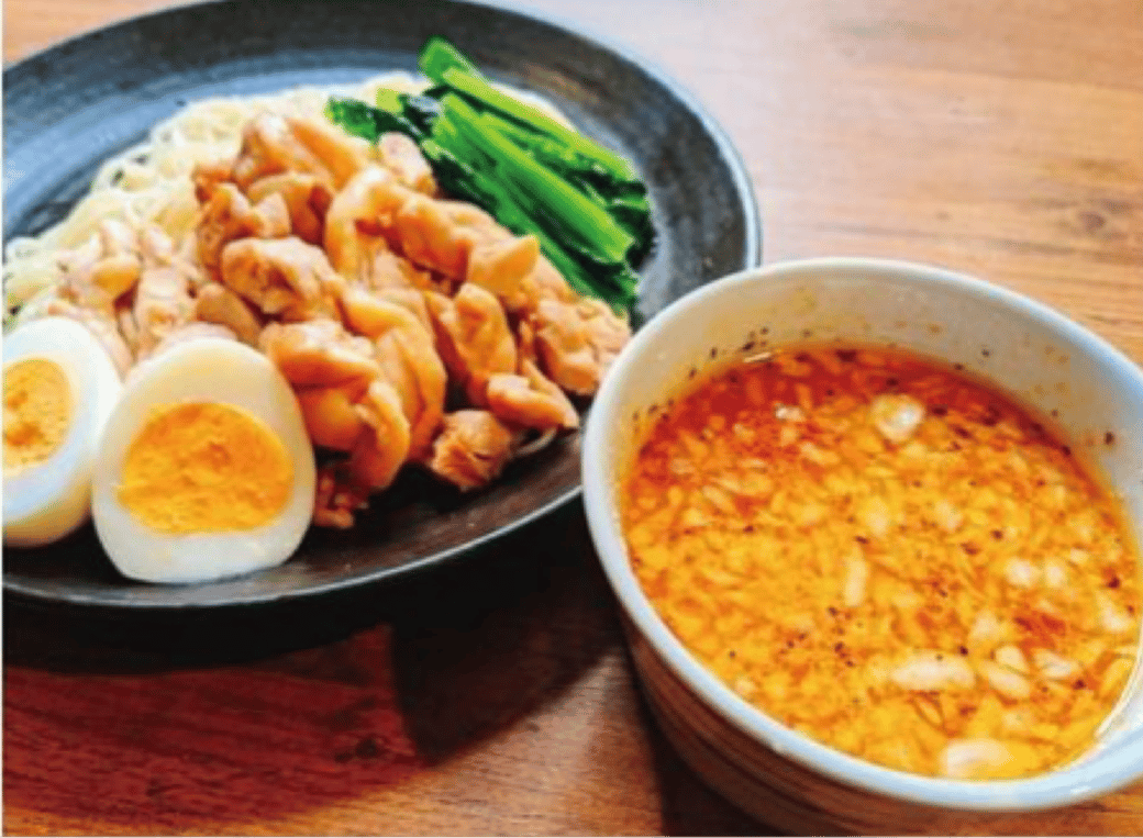 鶏スープのトマトチーズつけ麺