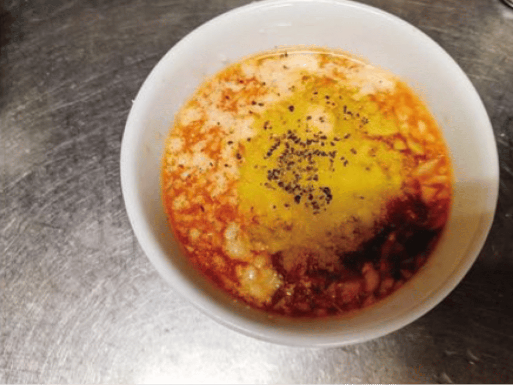 鶏スープのトマトチーズつけ麺
