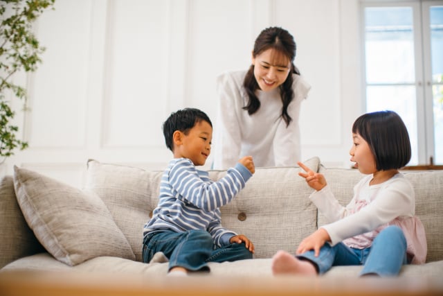 親子　遊ぶ