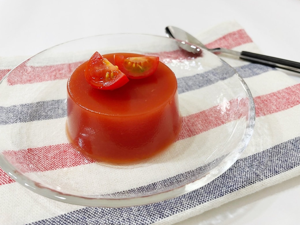 「トマト缶ゼリー」完成