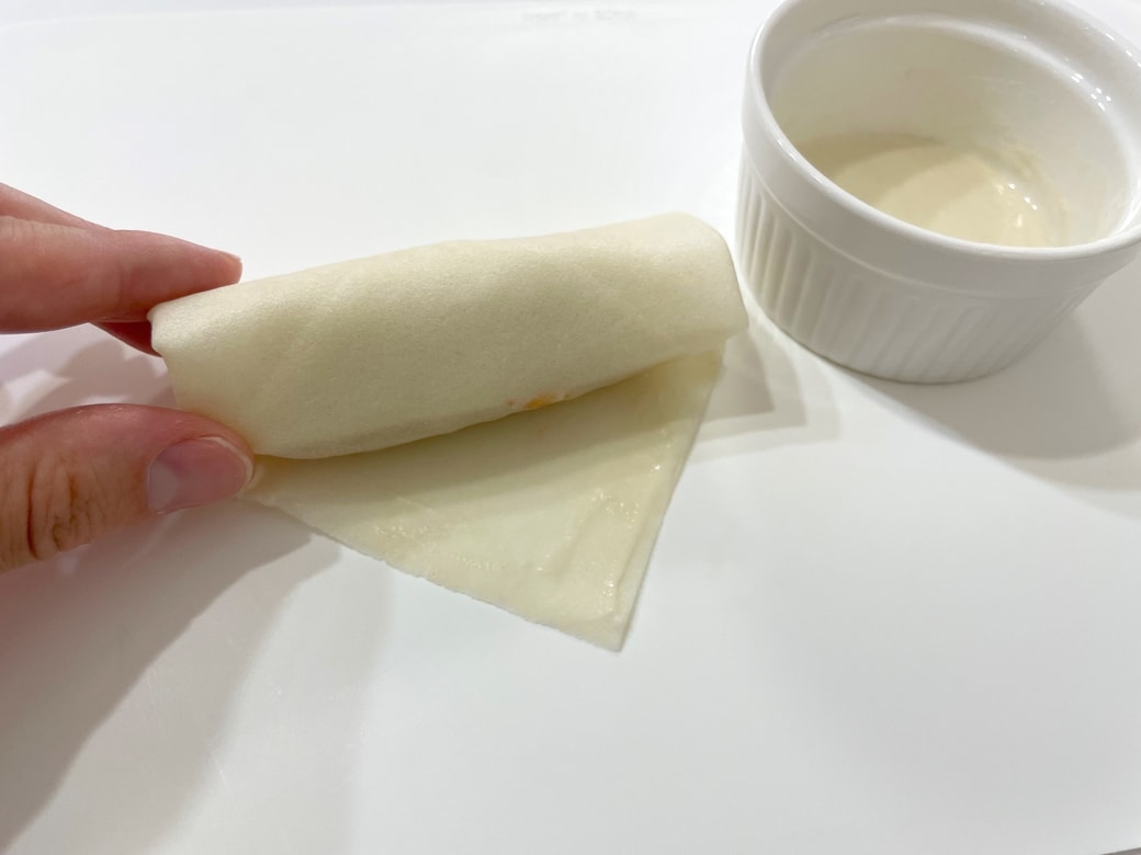 「ピザ風春巻き」作り方3
