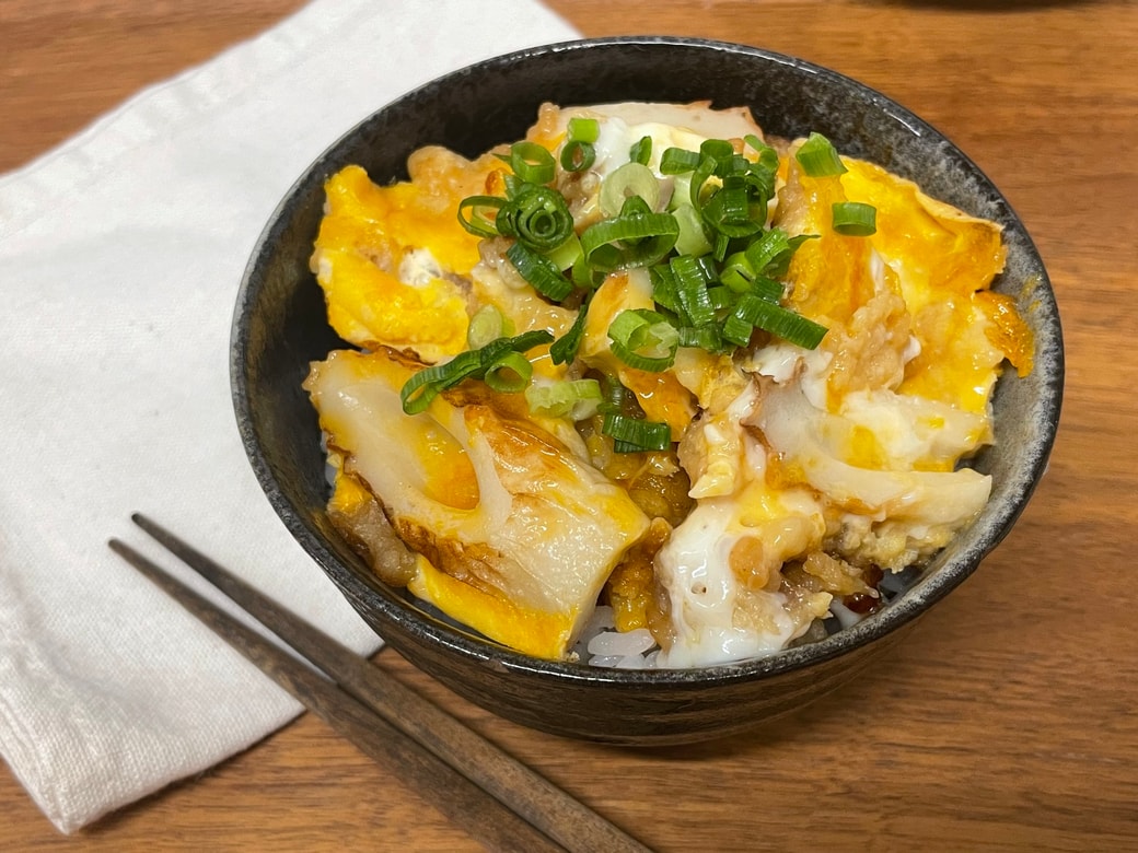 ちくわの天丼風