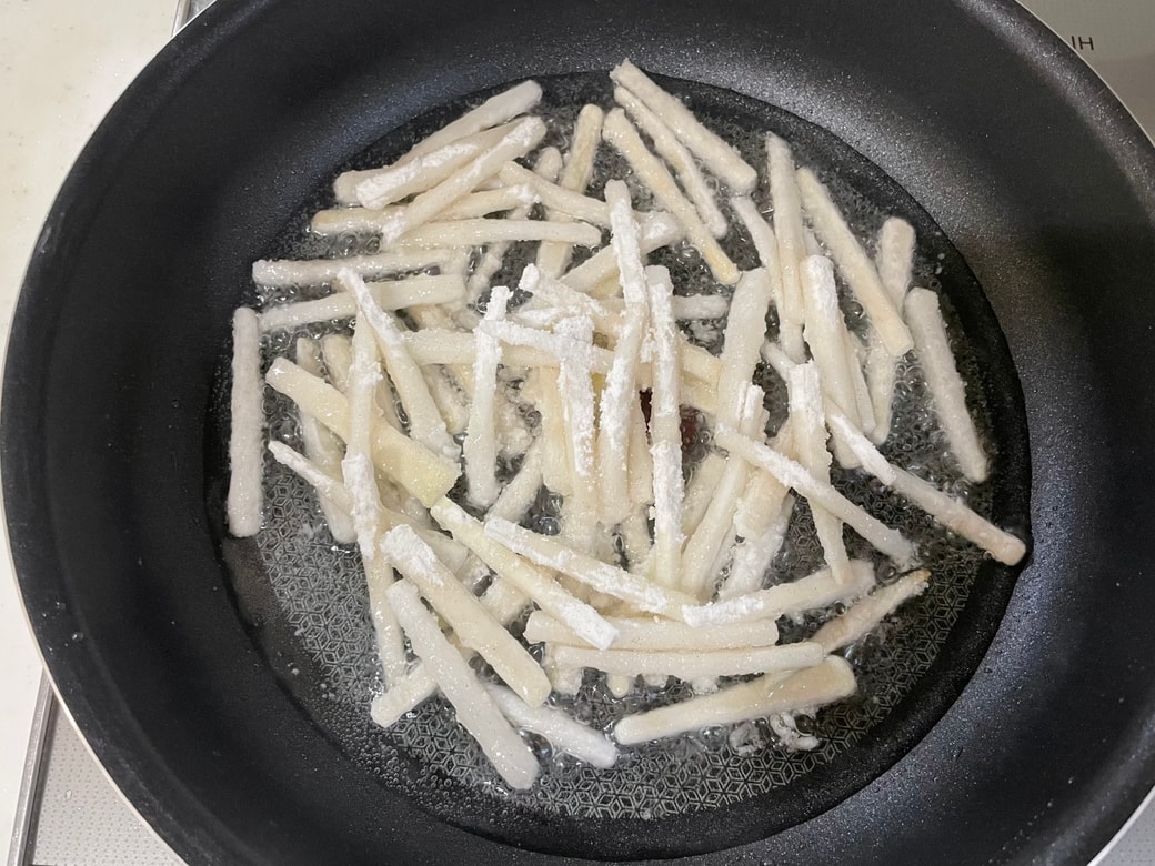 「大根の皮のフライドポテト風」作り方3