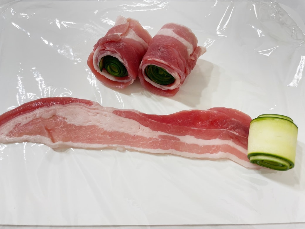 「ズッキーニの豚肉巻き」作り方3