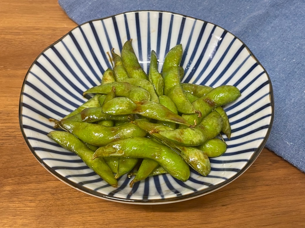 枝豆の醤油バター炒め