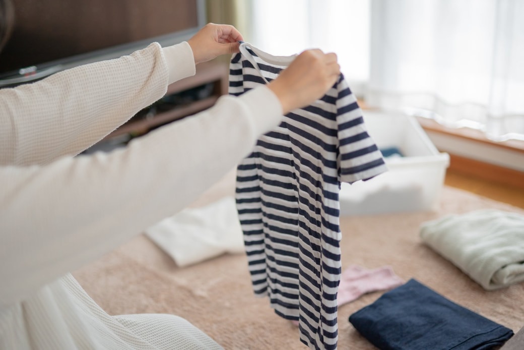 服 見つから ない 家 の ショップ 中